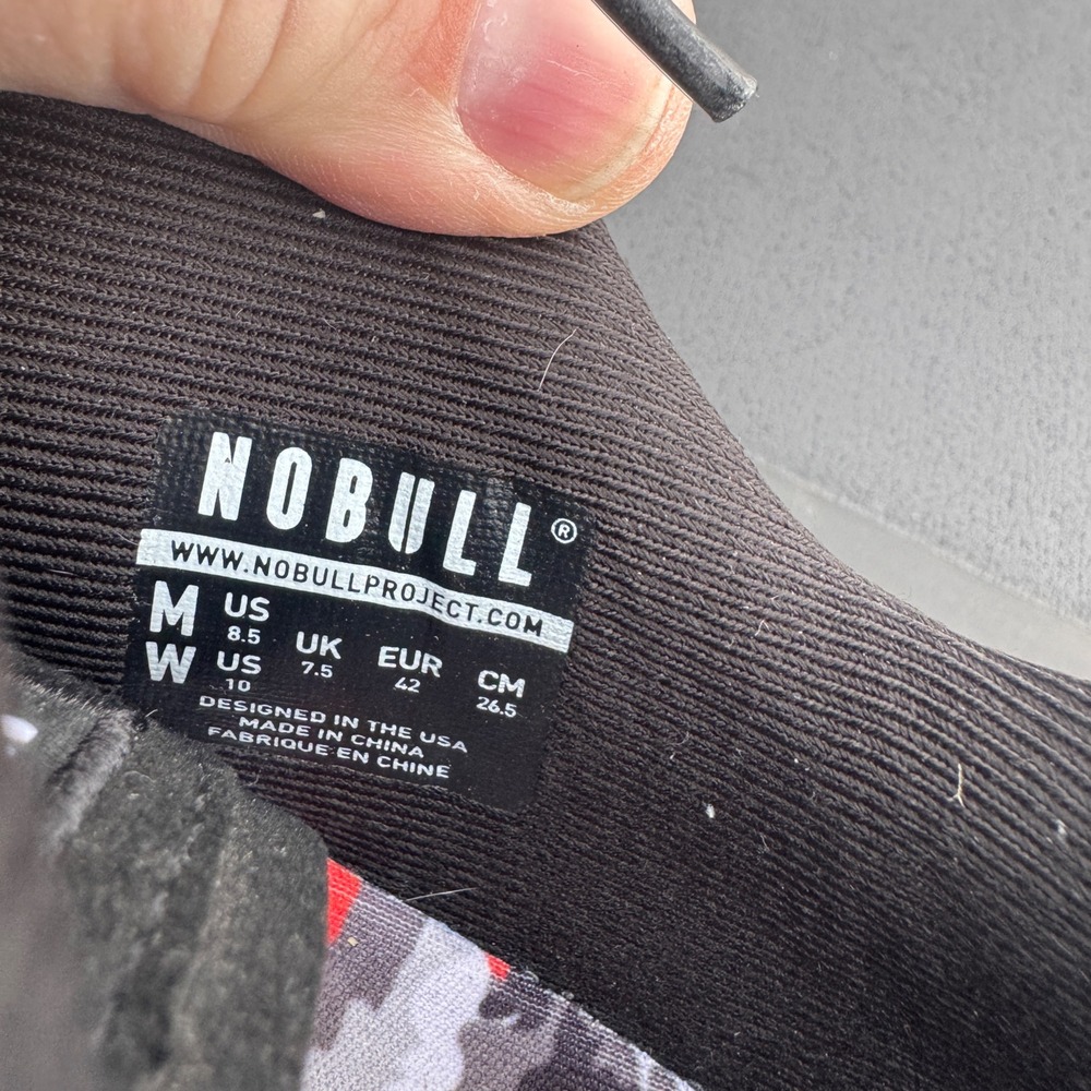 NOBULL Trainers Black Camo Sole Crossfit Gym Athletic Shoes Mens Size 10 - Picture 6 of 7